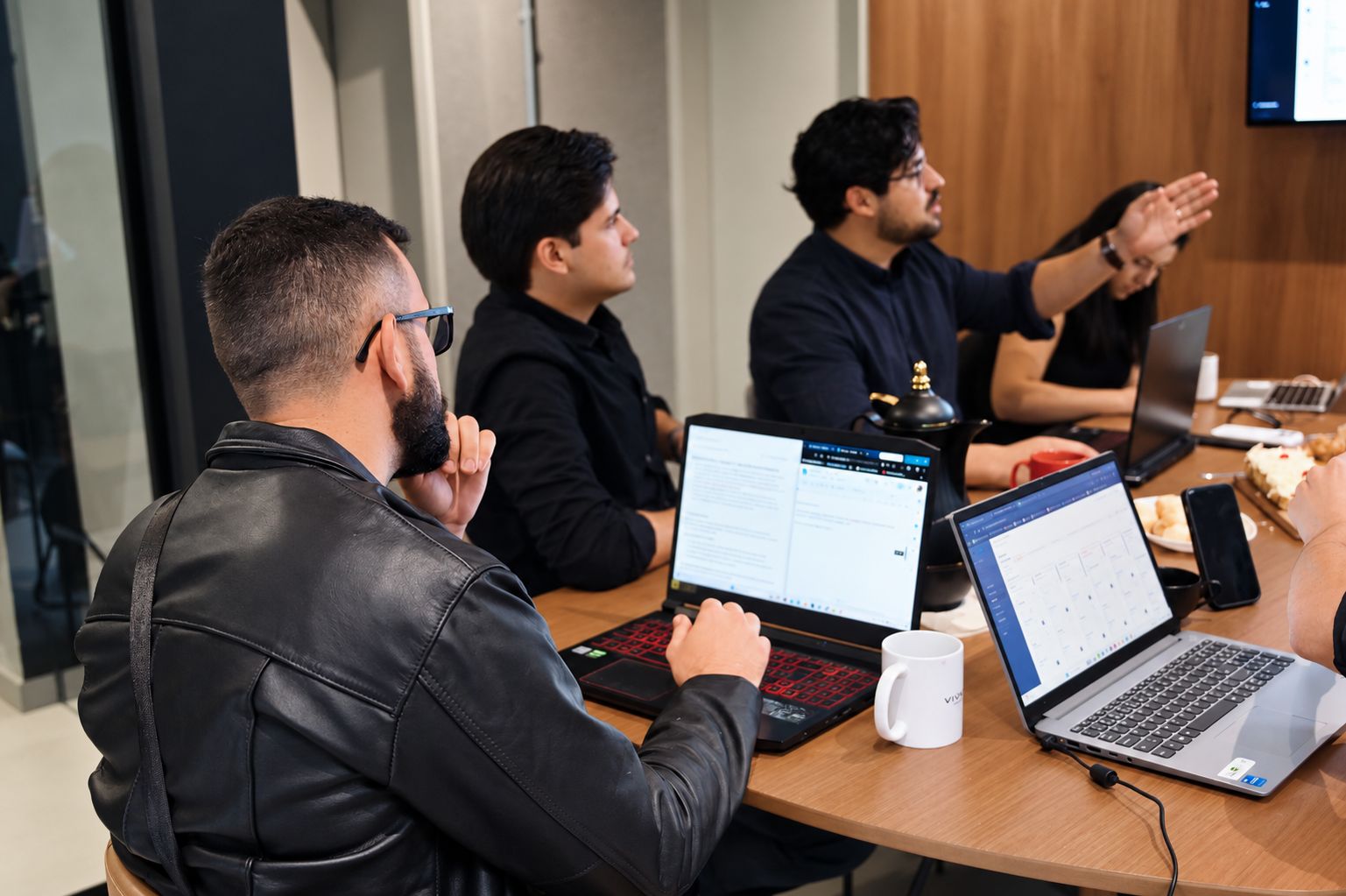 Reunião de estratégia do time